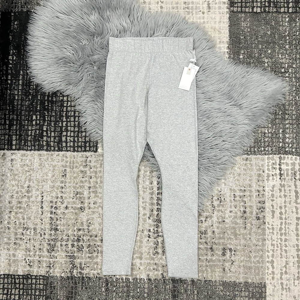 Good American Essential‎ Lounge Heather Grey Leggings Brand Size 2 NWT